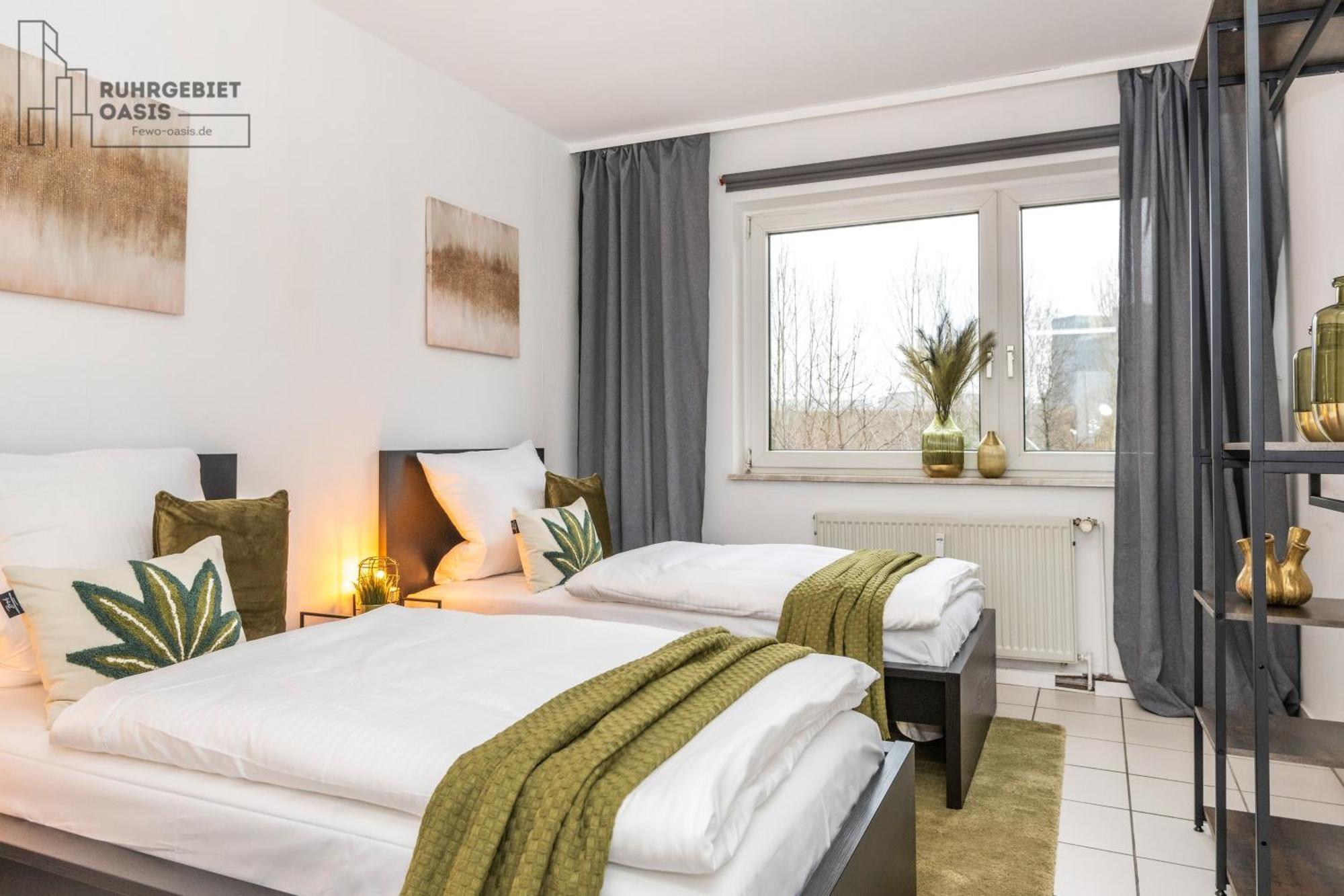 3-Zimmer-Wohnung Nahe Essen City, Bis 5 Personen, Smarttv, Wifi, Balkon Zewnętrze zdjęcie